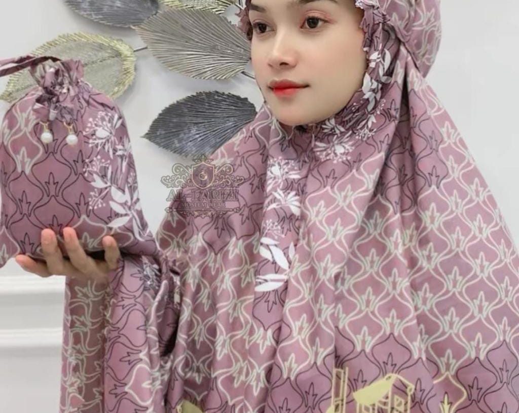 Promo! Mukena Traveling Motif Cantik Bonus Tas Mutiara Cuma 47 Ribu